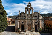 Monastery of Arkadhi, the Katholikon (church) dedicated to the 'Transfiguration of our Saviour'. 